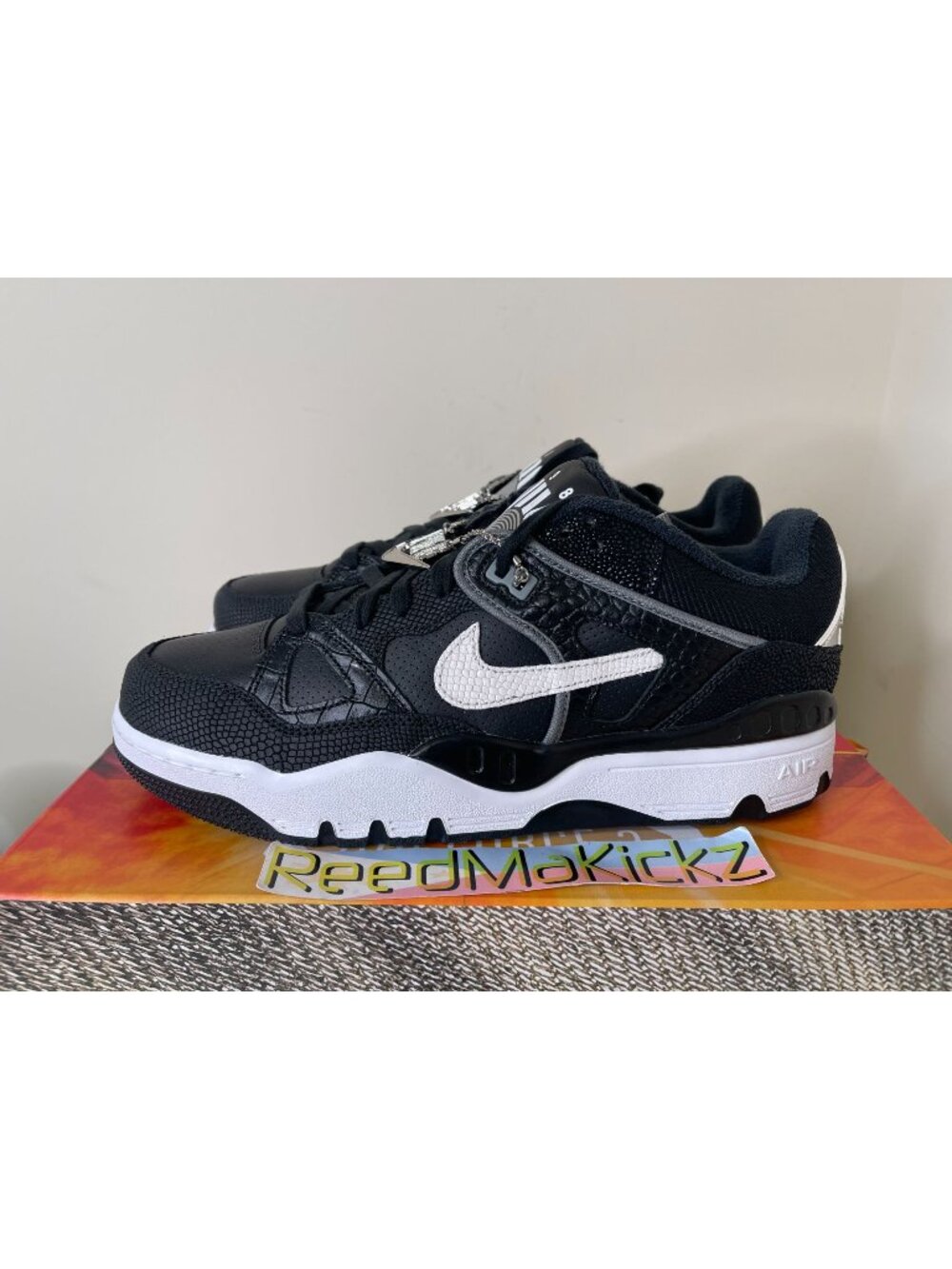 Nike Air Force 3 Low SP Nigo Black Grey Mens 10.5us
